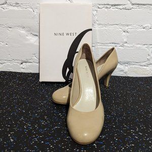 Nine West taupe 3" pumps